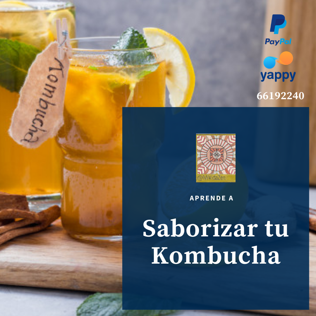 Saborizar la Kombucha